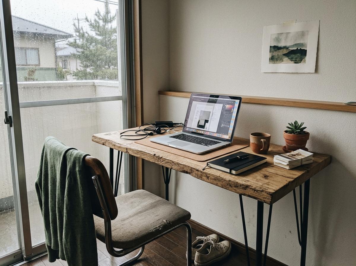 Crafting A Harmonious Modern Japandi Office Environment