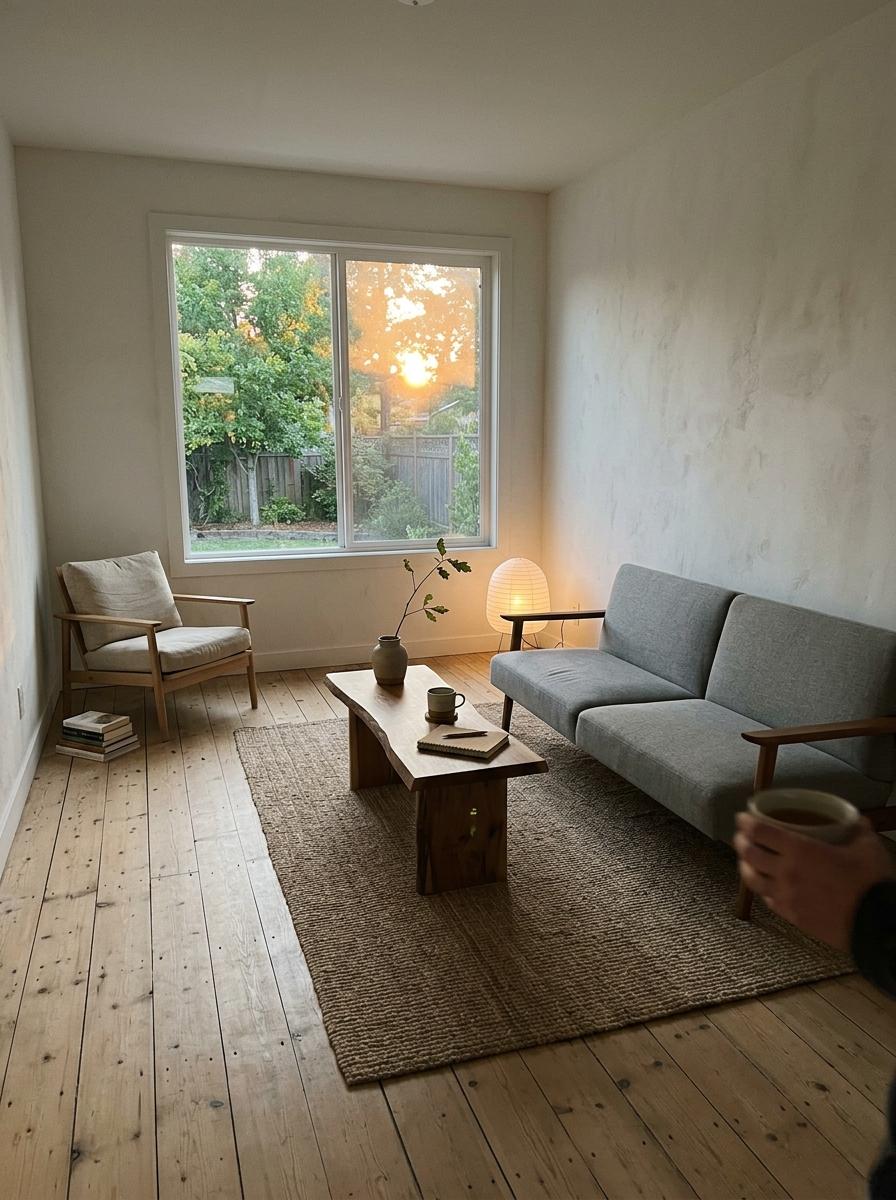 Crafting A Peaceful Minimalist Japandi Living Room Environment