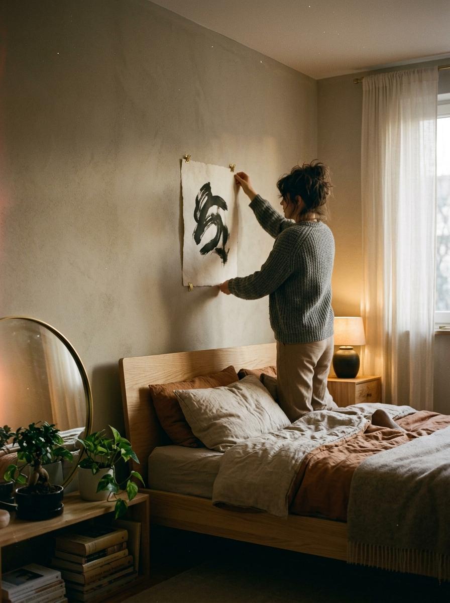 Crafting A Personal Retreat With Timeless Japandi Bedroom Wall Decor