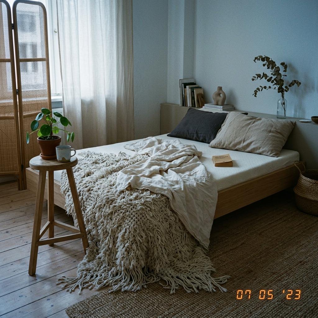 Crafting A Relaxing Boho Japandi Bedroom Atmosphere