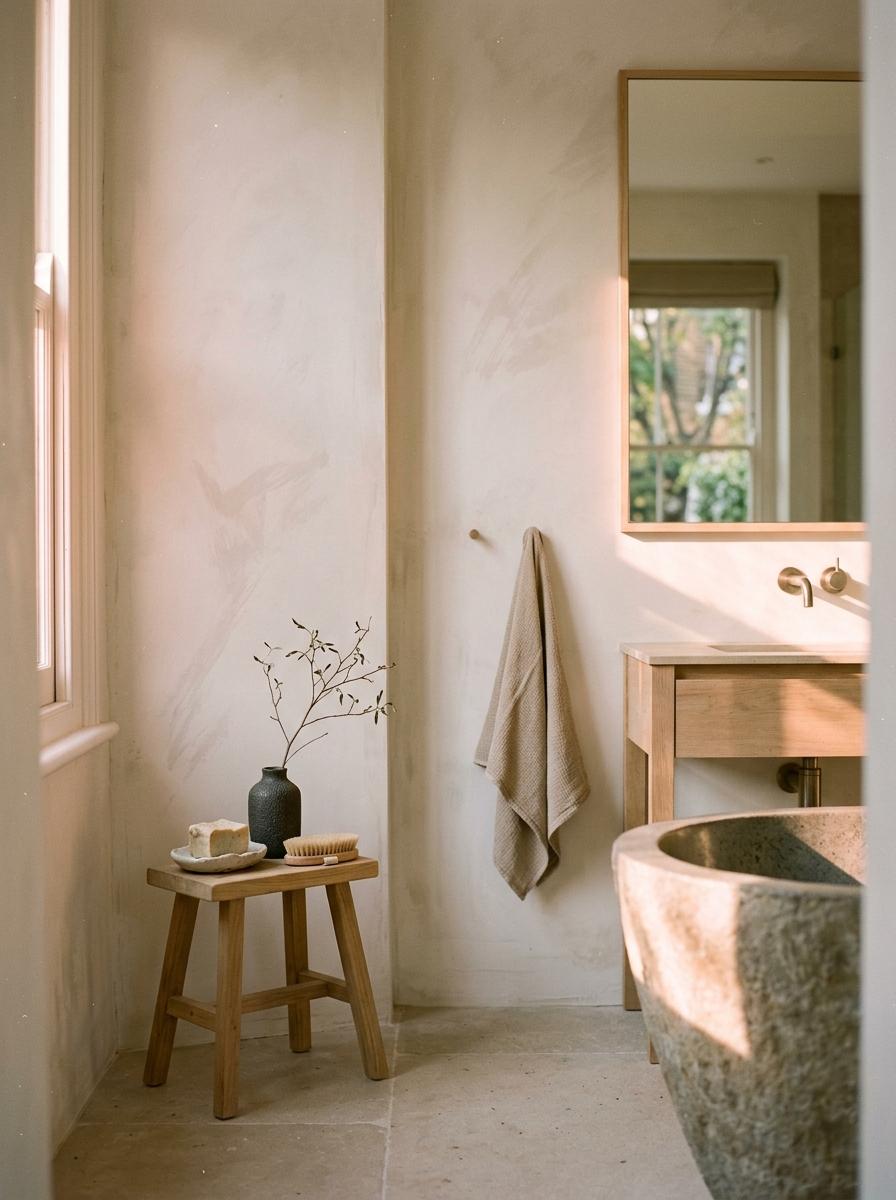 Crafting A Timeless Environment With A Japandi Bathroom Color Palette