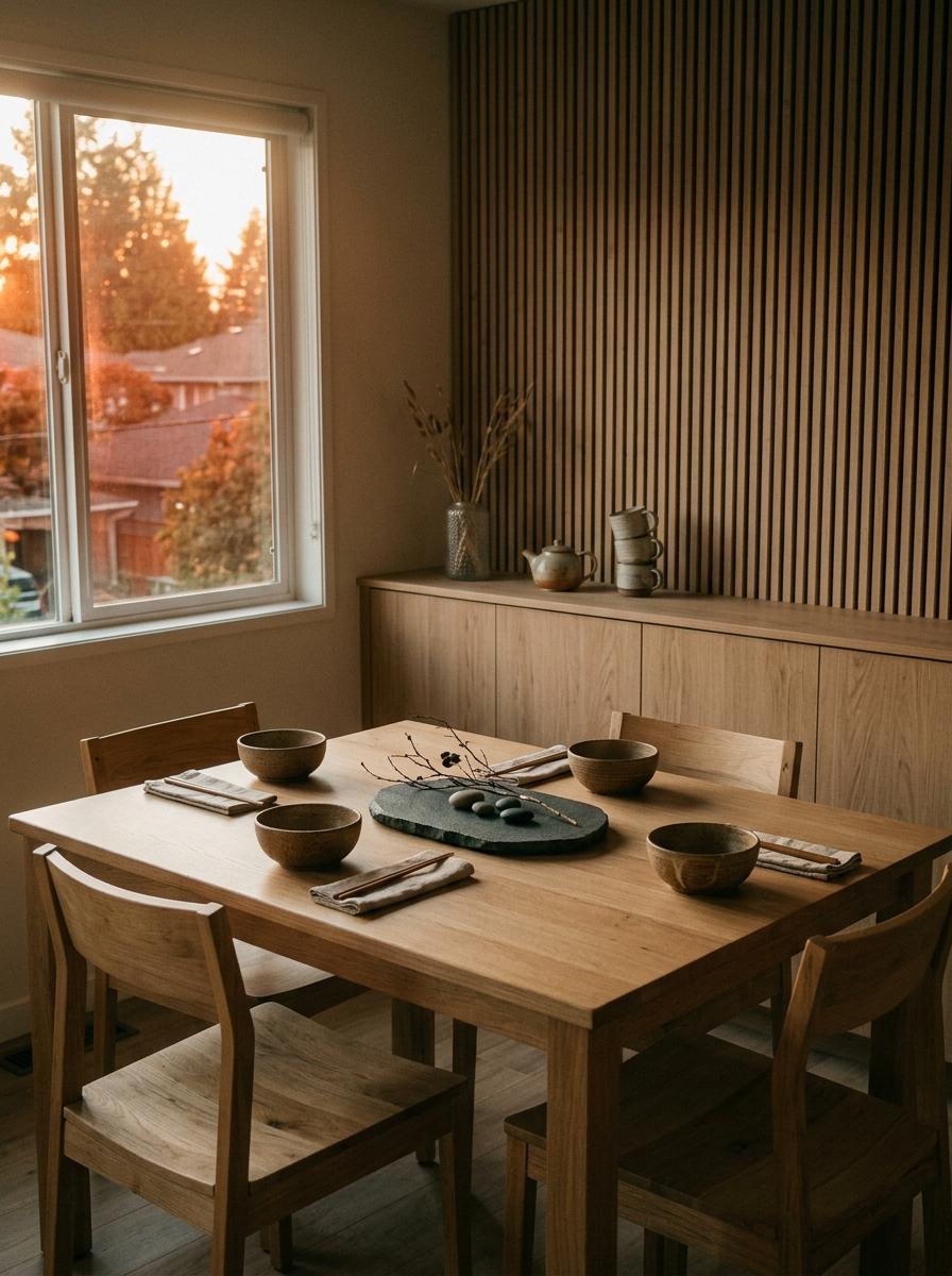 Crafting An Inviting Space With Japandi Dining Room Decor