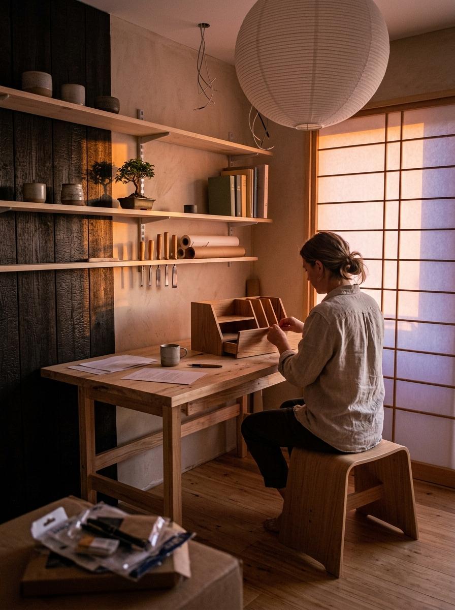 Crafting The Perfect Japandi Home Office For Deep Work
