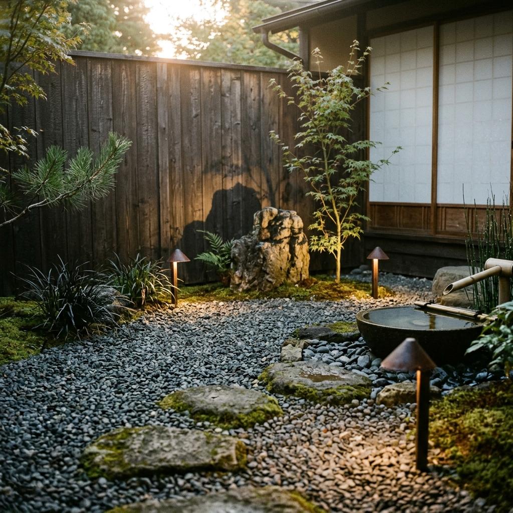 Create A Balanced Atmosphere Using Japandi Garden Lighting