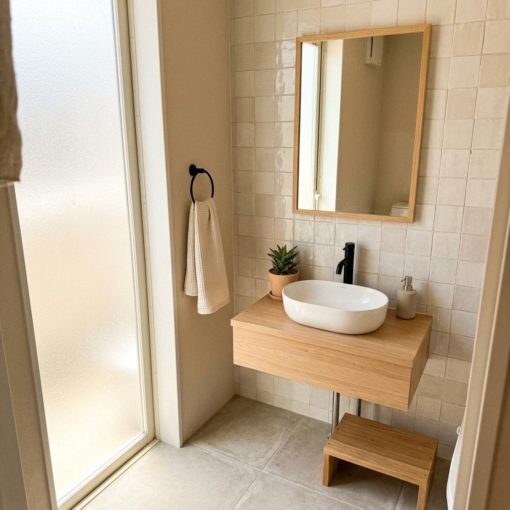 Create A Balanced Atmosphere With A Soft Japandi Bathroom Color Palette