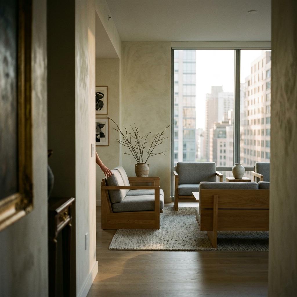 Create An Upscale Luxury Japandi Living Room Atmosphere