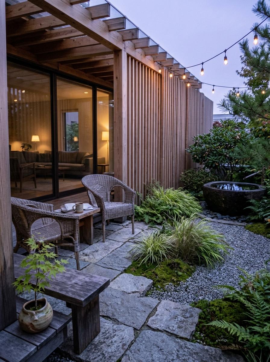 Creating A Calm Outdoor Space With Japandi Design Elements
