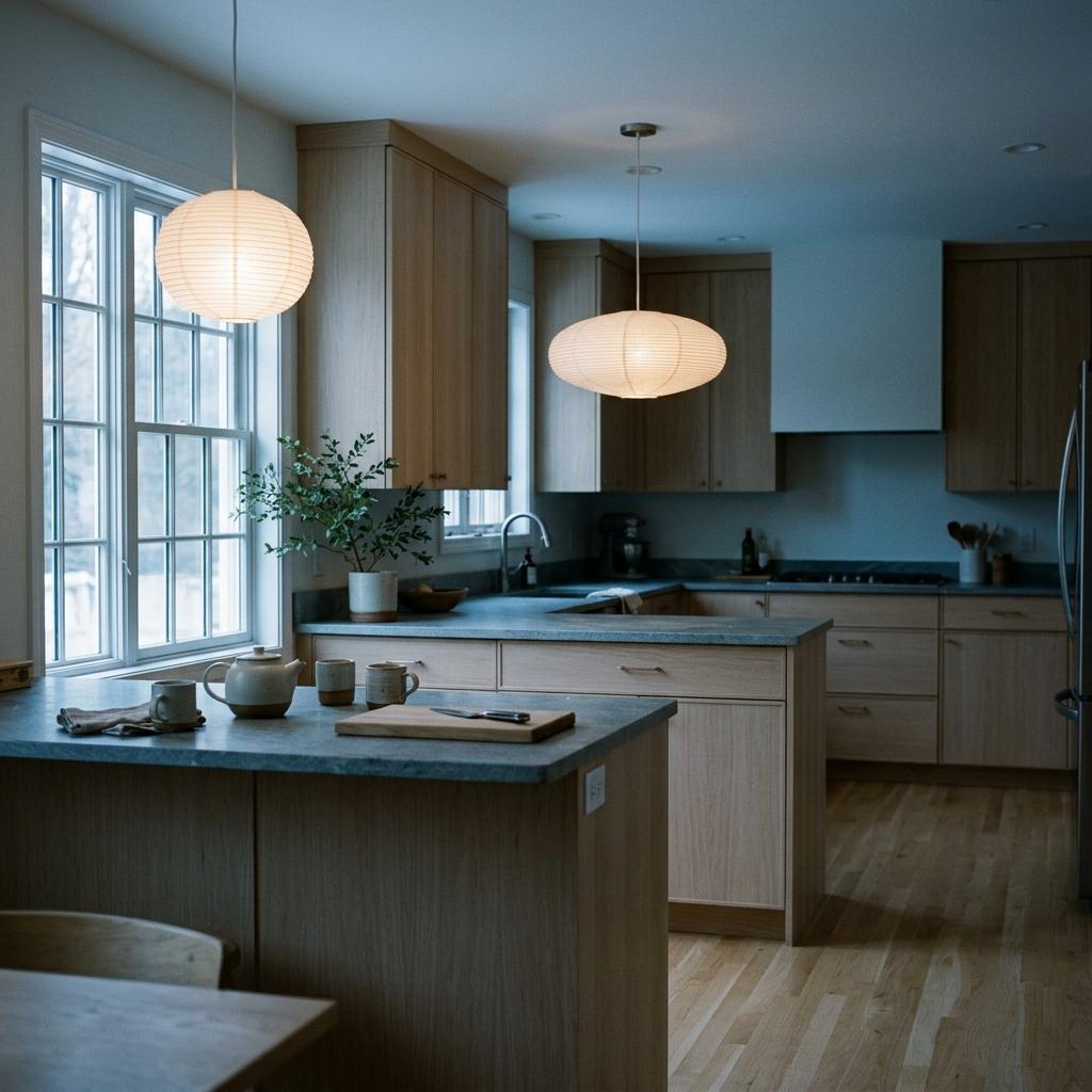Creating A Cozy Atmosphere With Warm Japandi Kitchen Elements