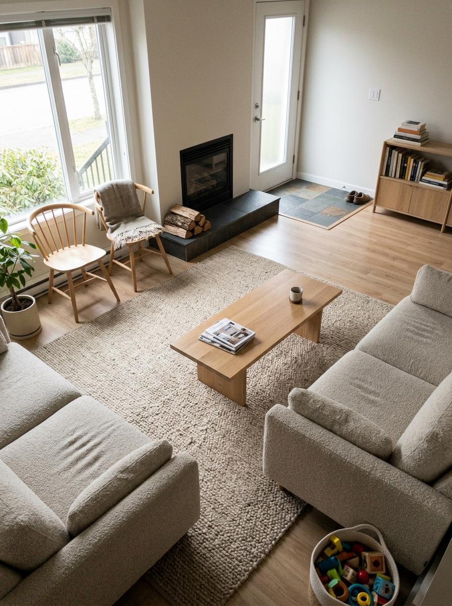 Creating A Functional Flow In Japandi Living Room Layouts