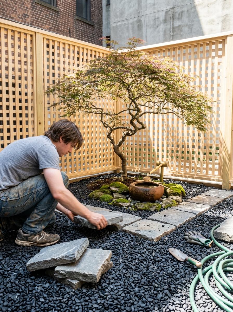 Creating A Modern Japandi Garden In A Small Courtyard