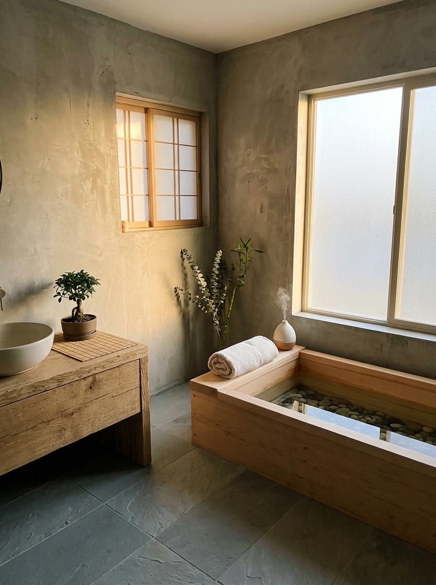 Creating A Spa Like Atmosphere With Japandi Bathroom Details