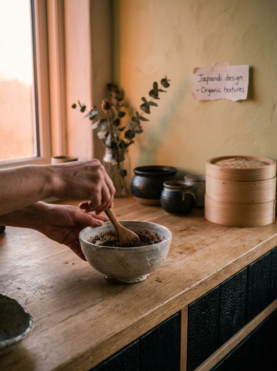Creating An Organic Japandi Kitchen With Natural Textures