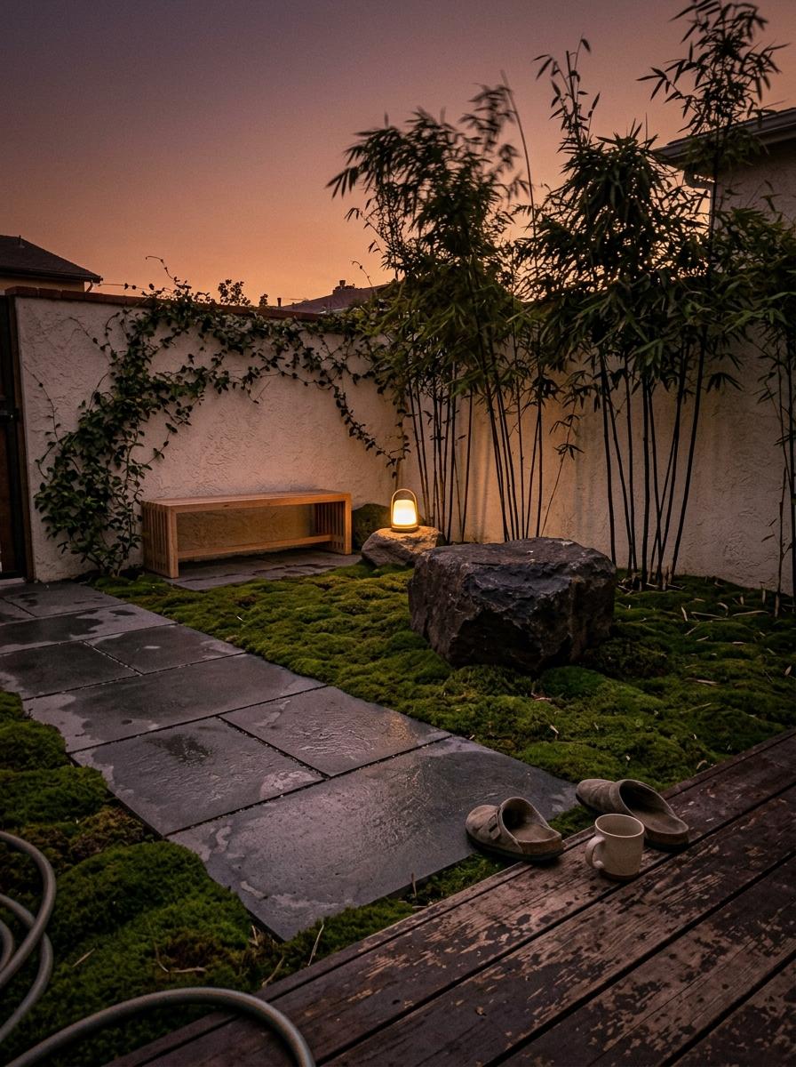 Creating Balance Within A Modern Japandi Backyard Setting
