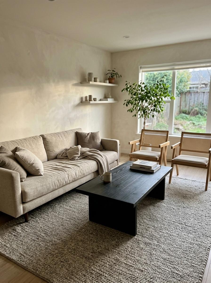 Creating Harmony In A Balanced Japandi Living Room Layout