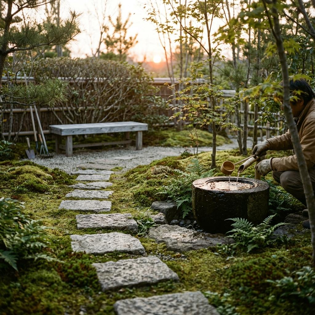 Cultivating Beauty In A Functional Japandi Garden