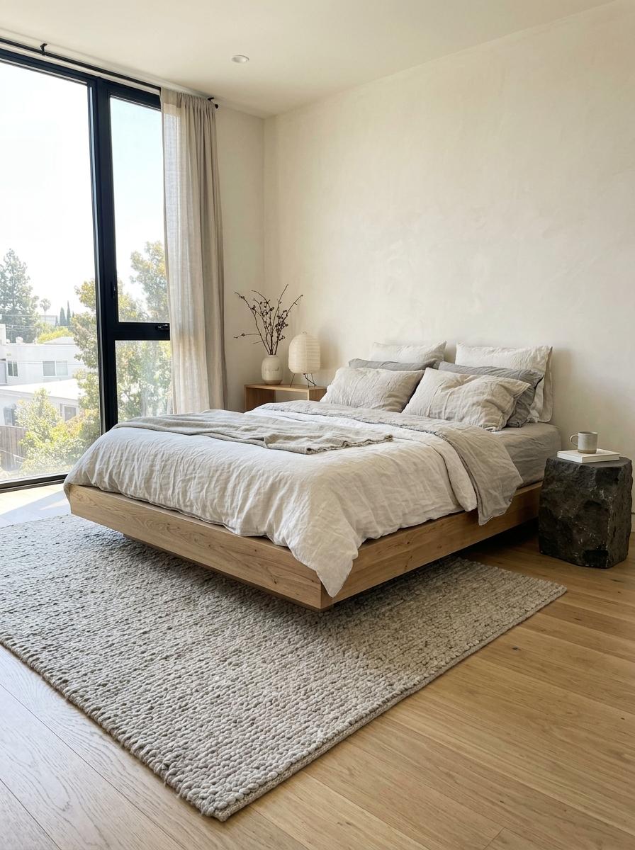 Curated Selection For A Modern Master Bedroom Japandi Theme