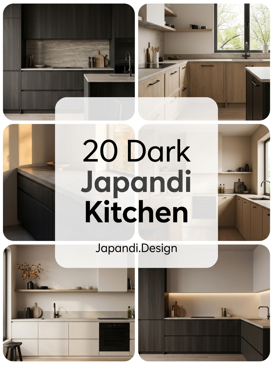 Dark Japandi Kitchen Concepts That Elevate Modern Minimalism