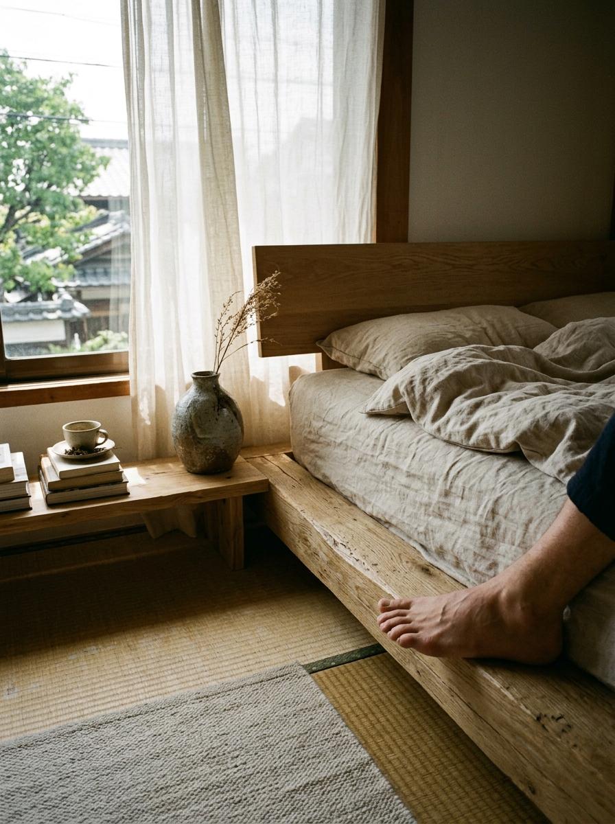 Defining Restful Comfort Through Modern Japandi Bedroom Aesthetics