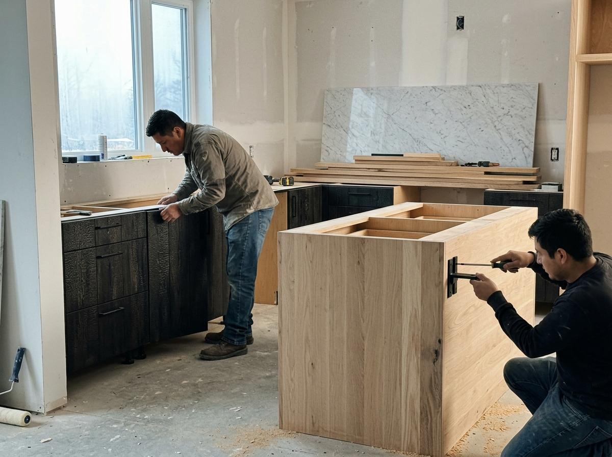 Designing A High Contrast Modern Japandi Kitchen