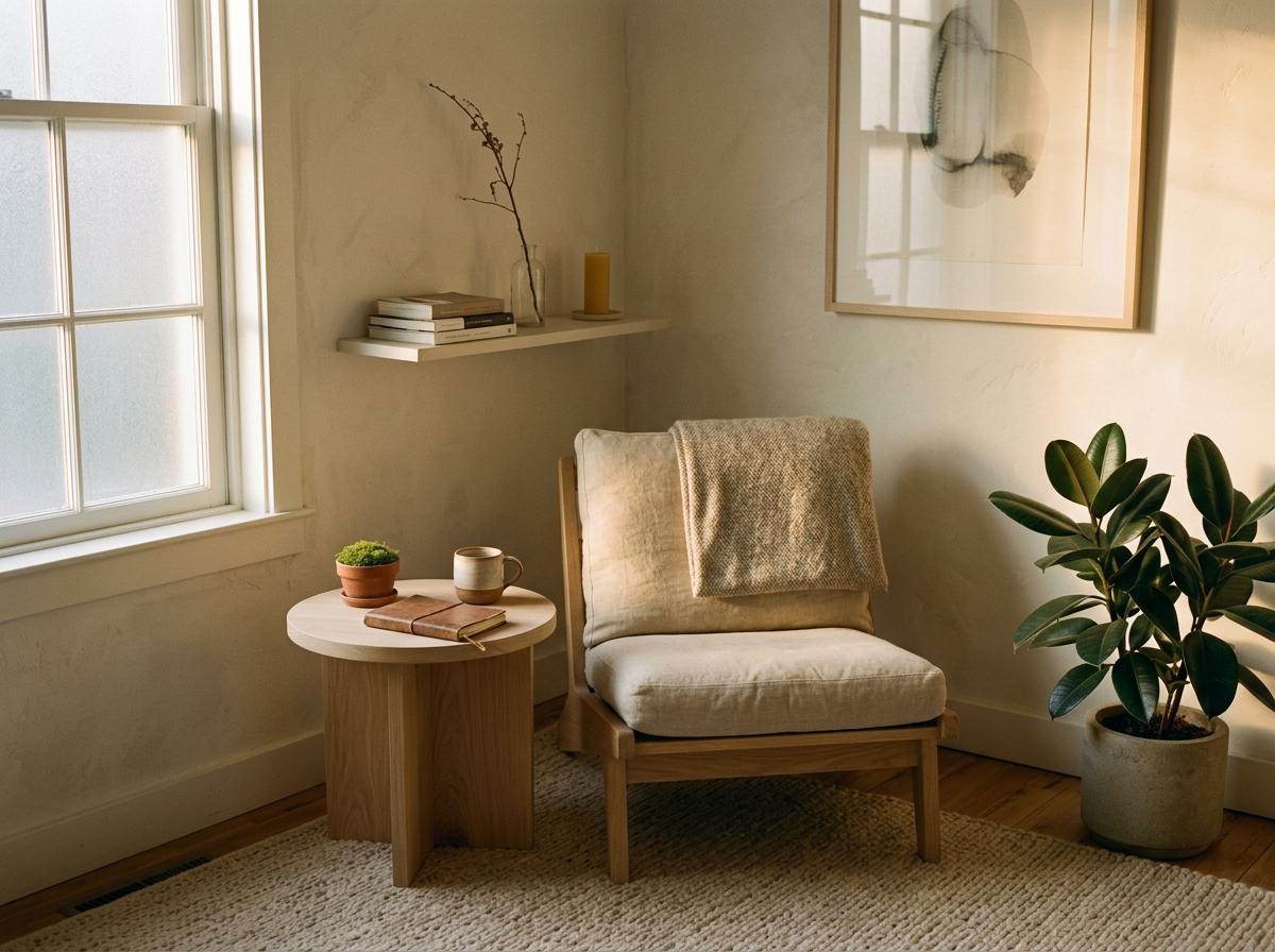 Designing A Quiet Corner For Your Cozy Japandi Office