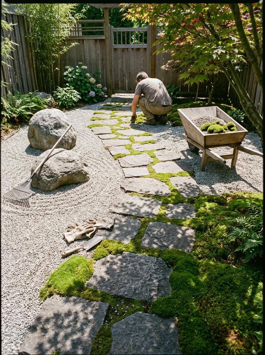 Designing A Tranquil Zen Path Within A Japandi Garden