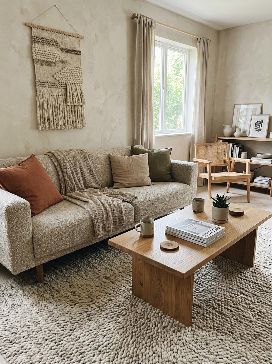 Designing An Inviting Japandi Living Room With Warm Earthy Tones