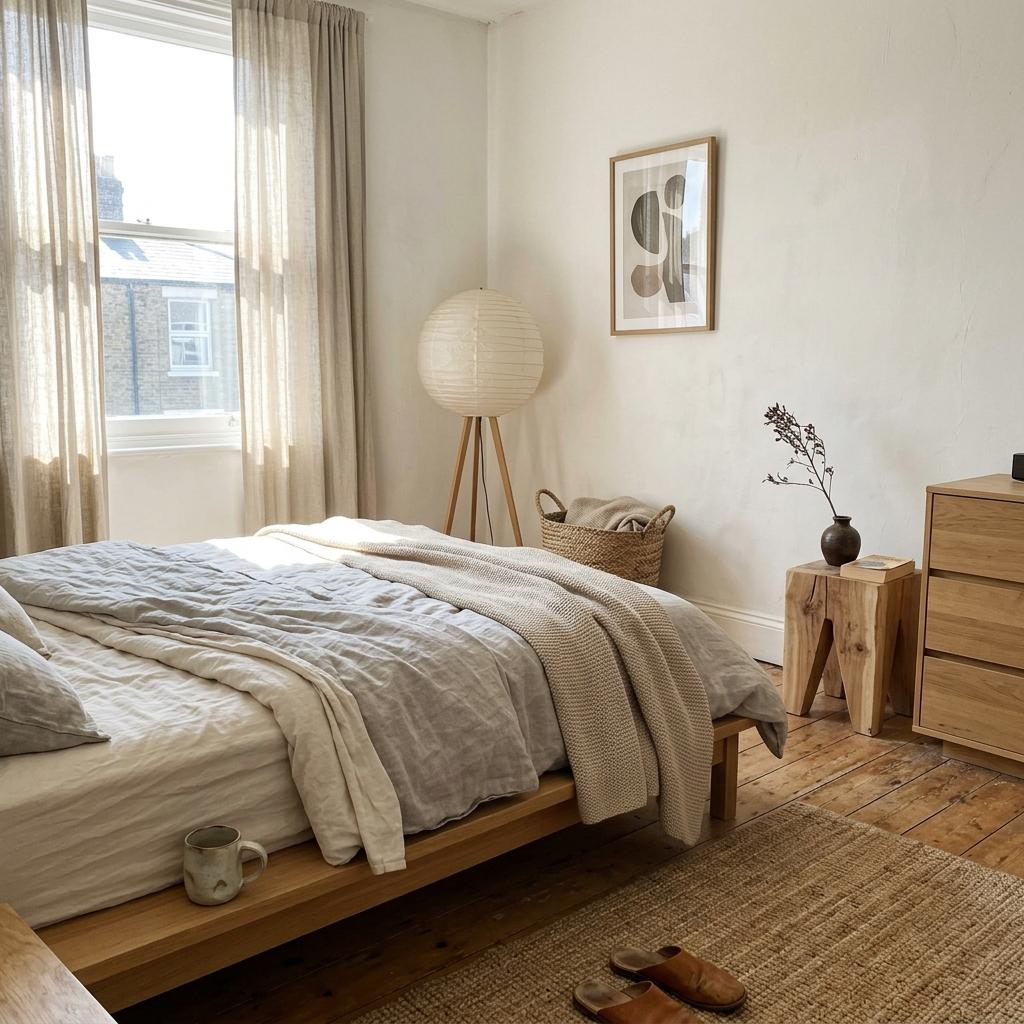 Discover A Balanced Minimalist Japandi Bedroom Design