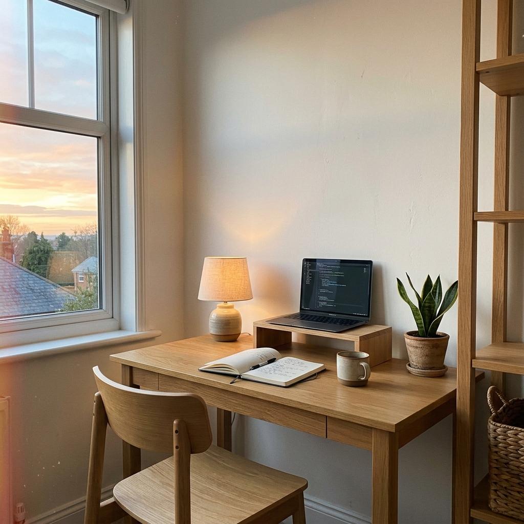 Discover A Balanced Workspace With Japandi Office Lighting