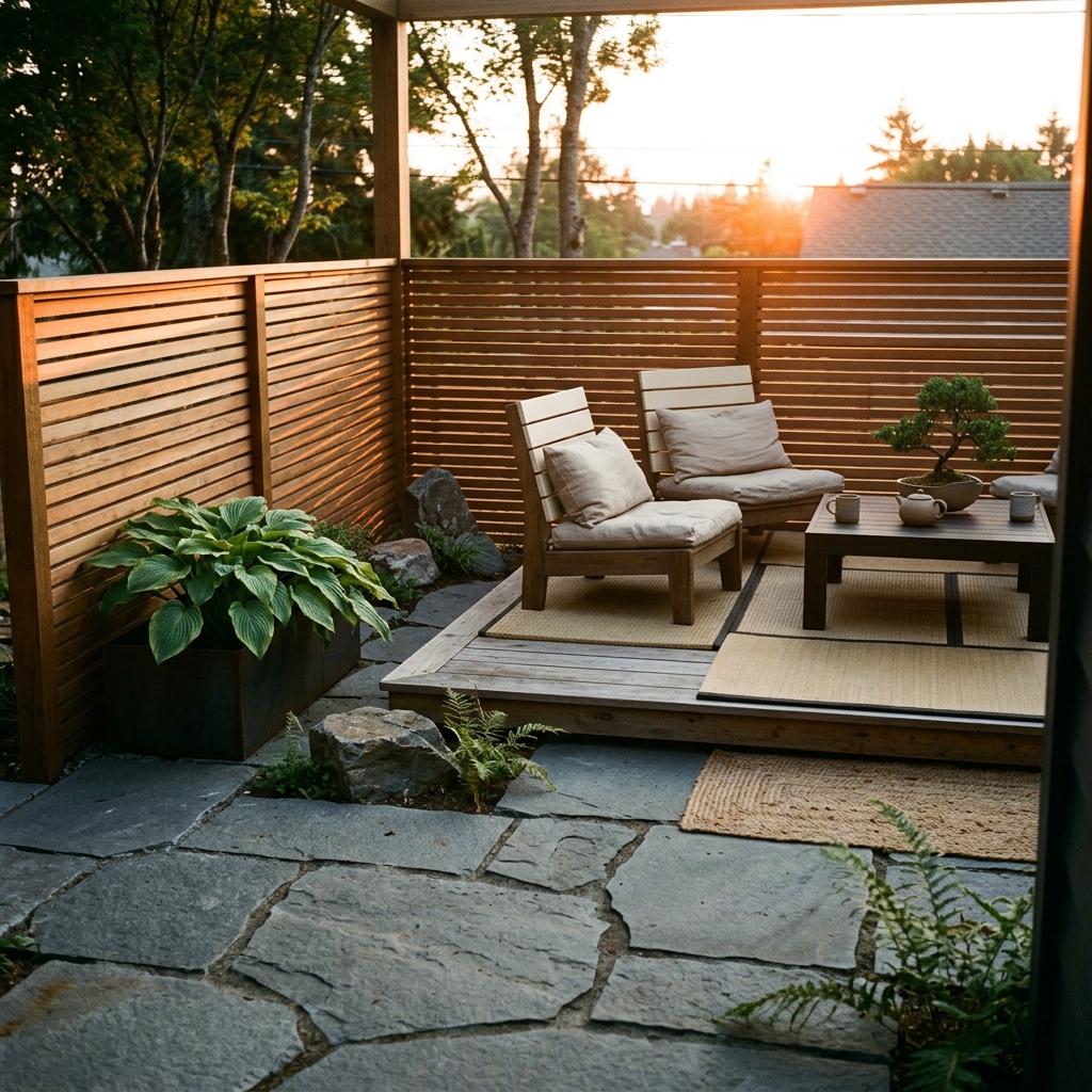 Discover A Peaceful Outdoor Haven With Japandi Patio Vibes