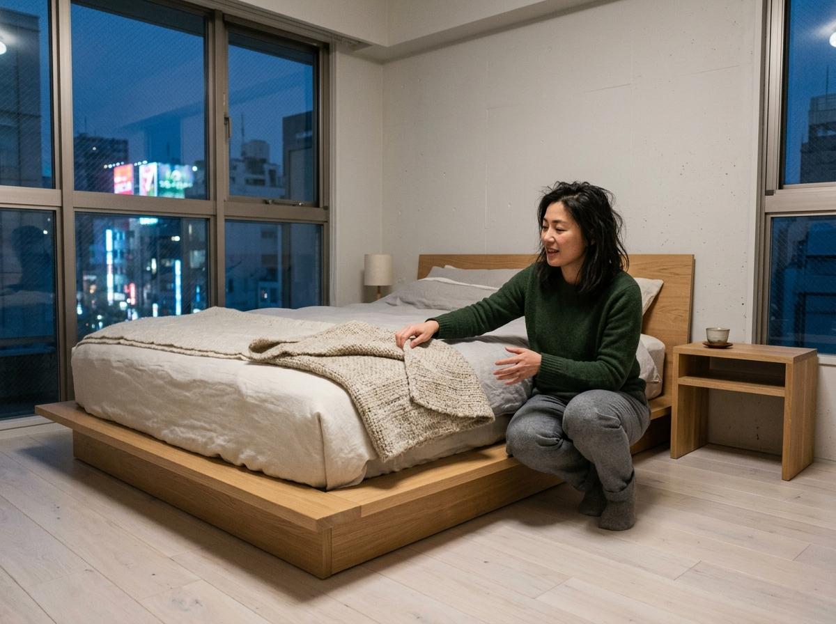 Discover An Exclusive Apartment Featuring Japandi Bedroom Elements