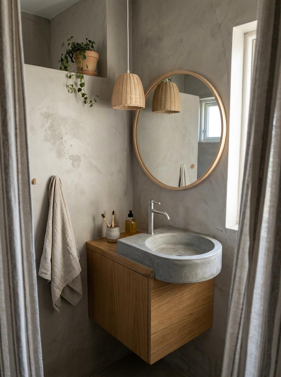 Discover The Art Of A Simple Japandi Bathroom
