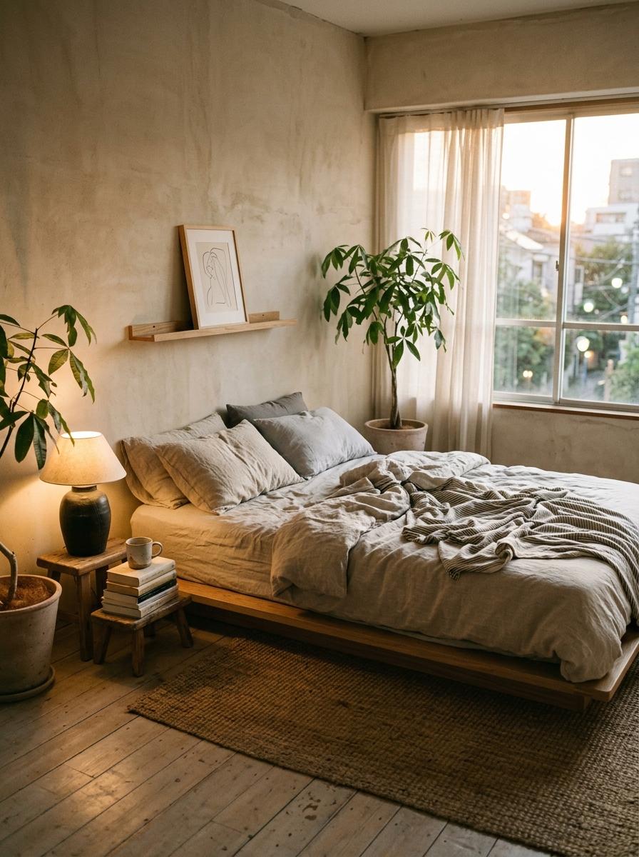 Discover The Beauty Of A Japandi Inspired Sleeping Space