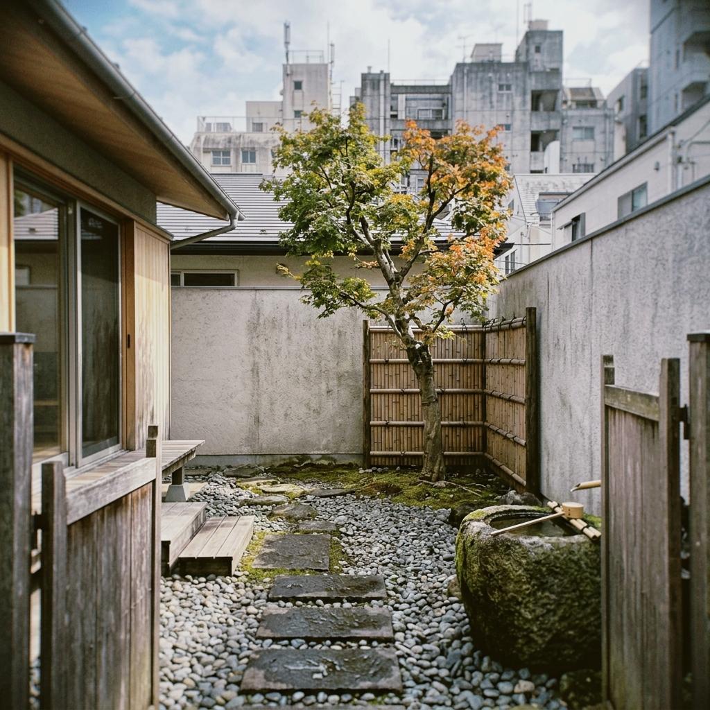 Discover The Beauty Of A Minimalist Japandi Courtyard Design