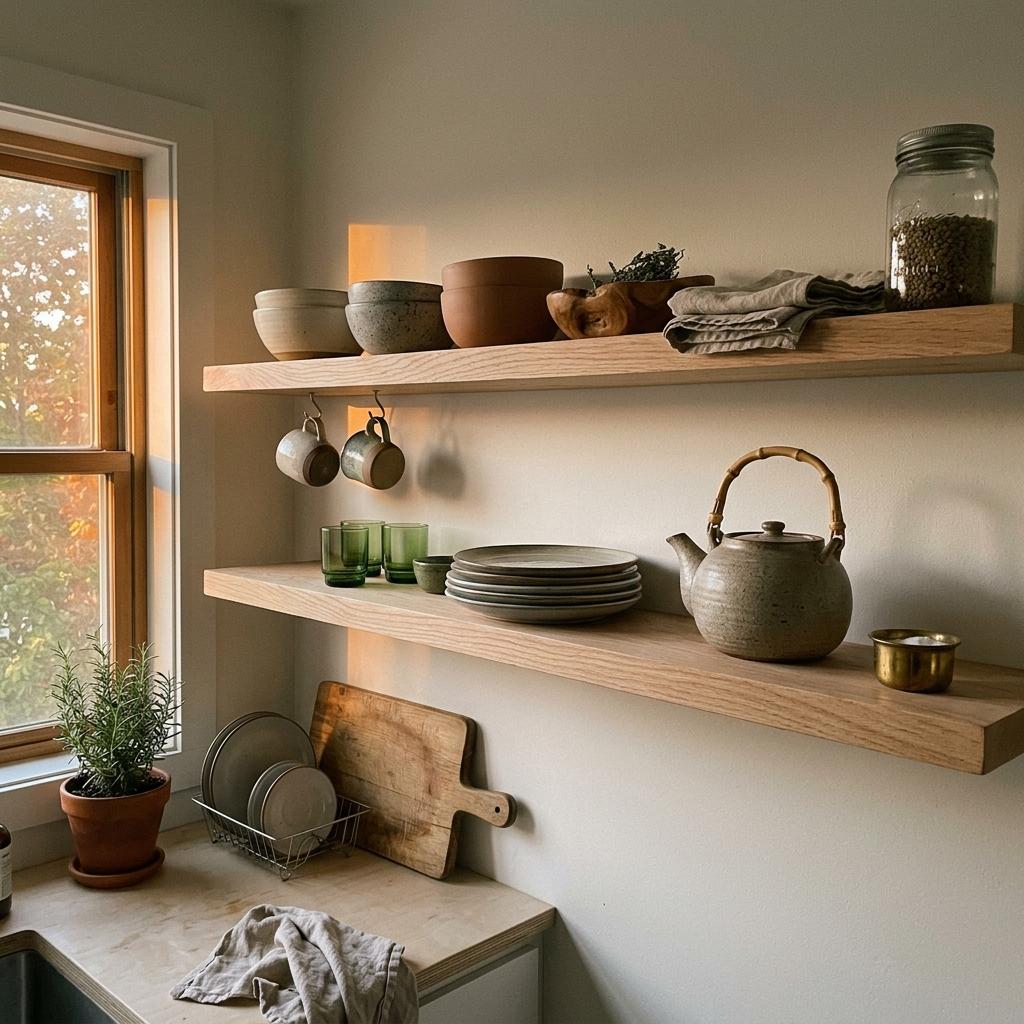 Discover The Beauty Of Japandi Kitchen Open Shelving