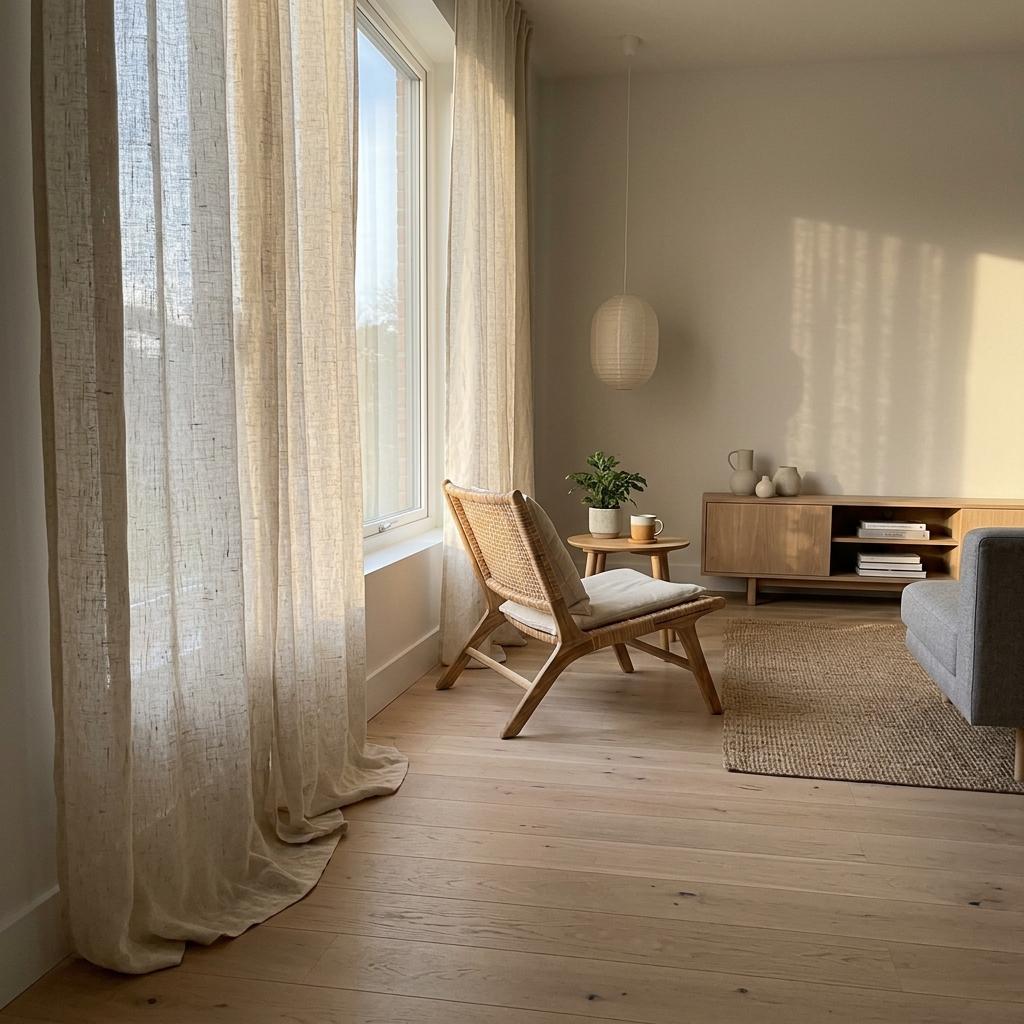Discover The Beauty Of Japandi Living Room Curtains