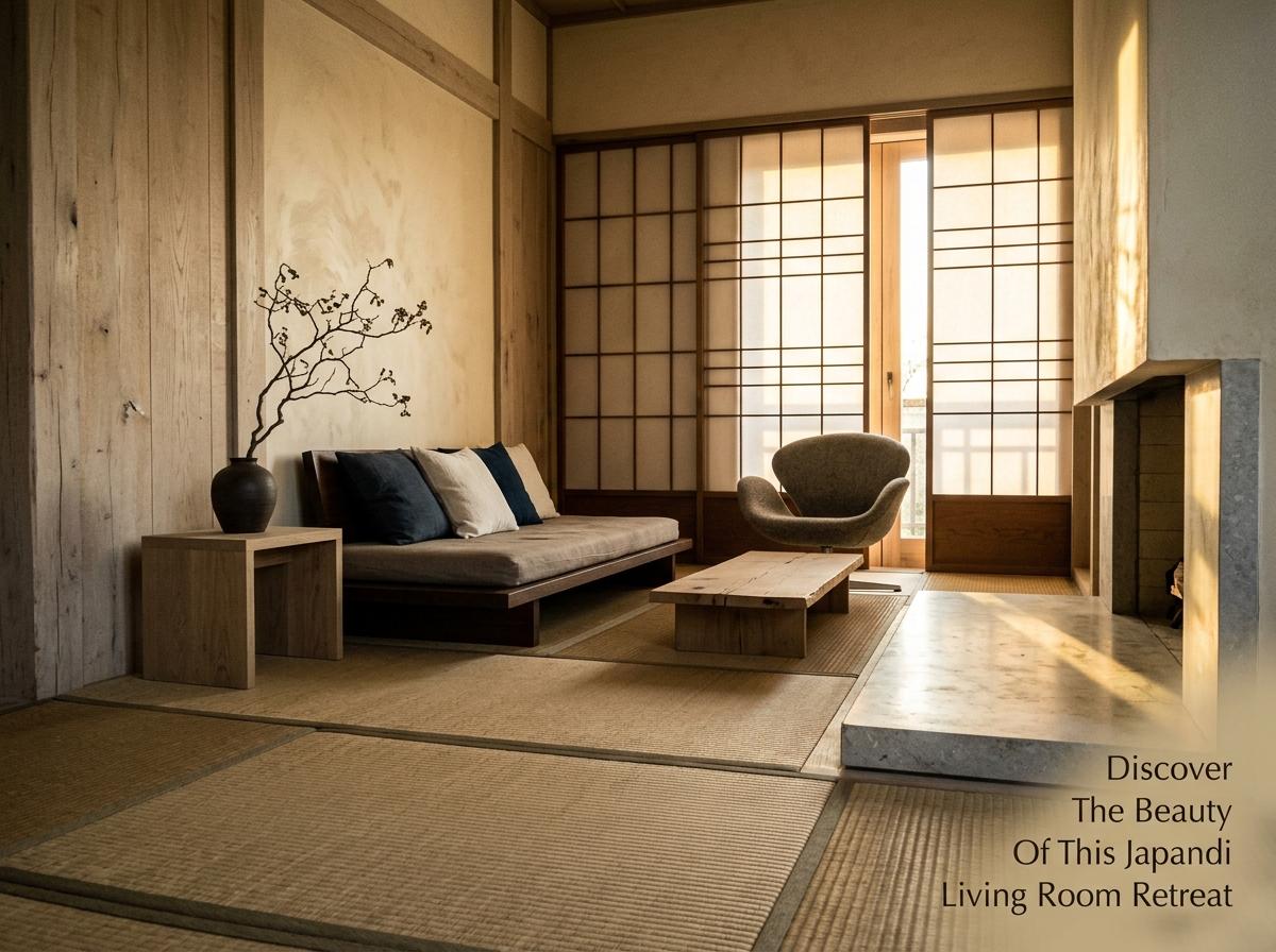 Discover The Beauty Of This Japandi Living Room Retreat