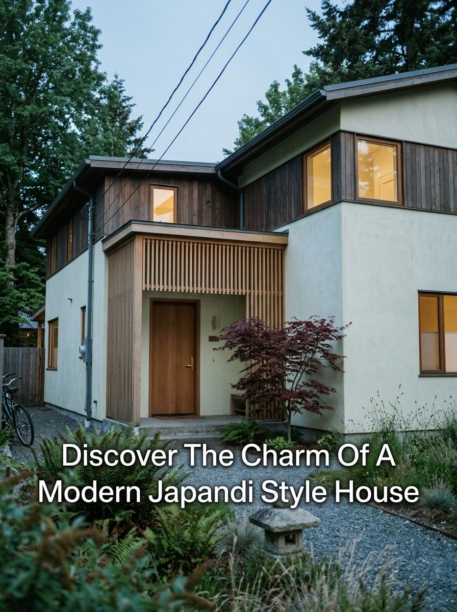 Discover The Charm Of A Modern Japandi Style House
