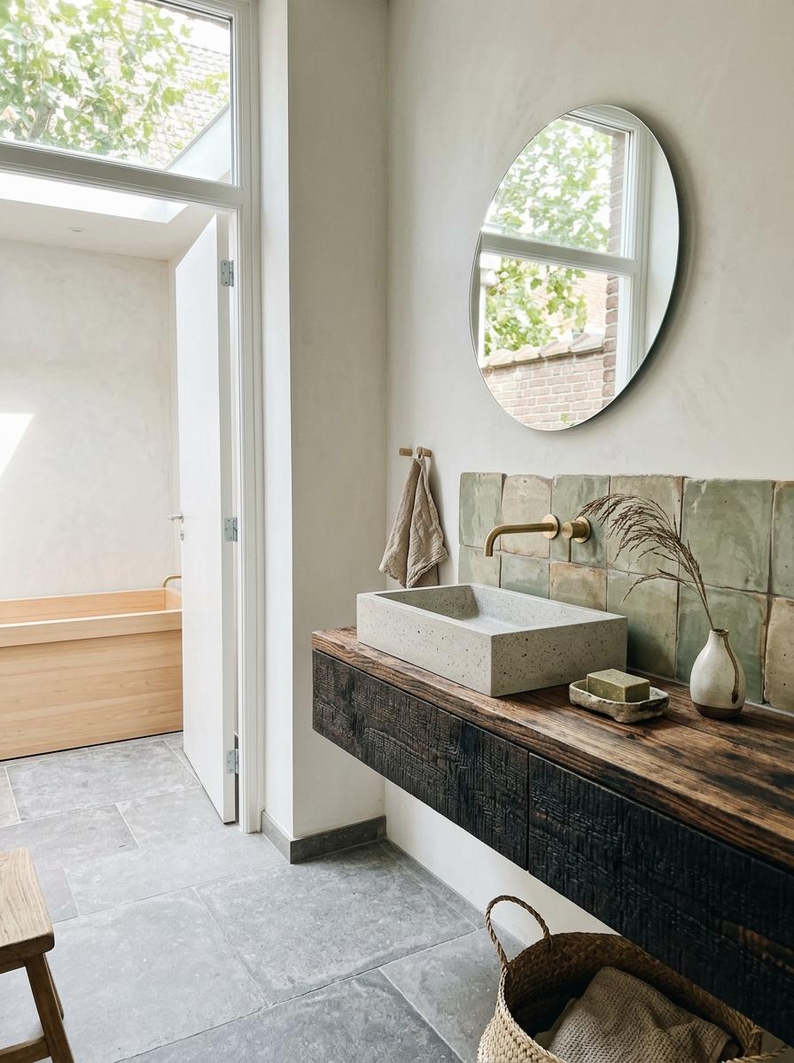 Discover The Essence Of A Zen Japandi Bathroom