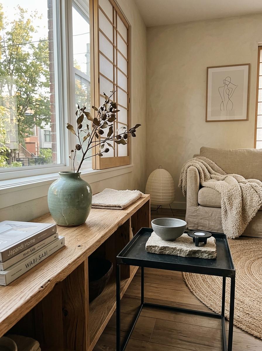 Discover The Quiet Elegance Of Japandi Living Room Accents