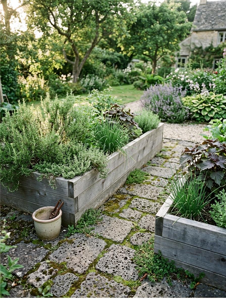 Discover The Quiet Sophistication Of A Japandi Herb Garden
