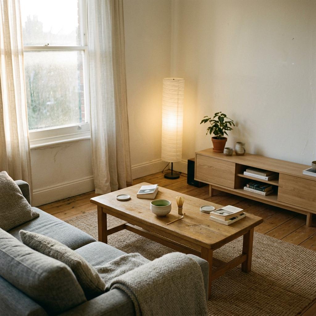 Discover The Warmth Of A Minimalist Modern Japandi Living Room