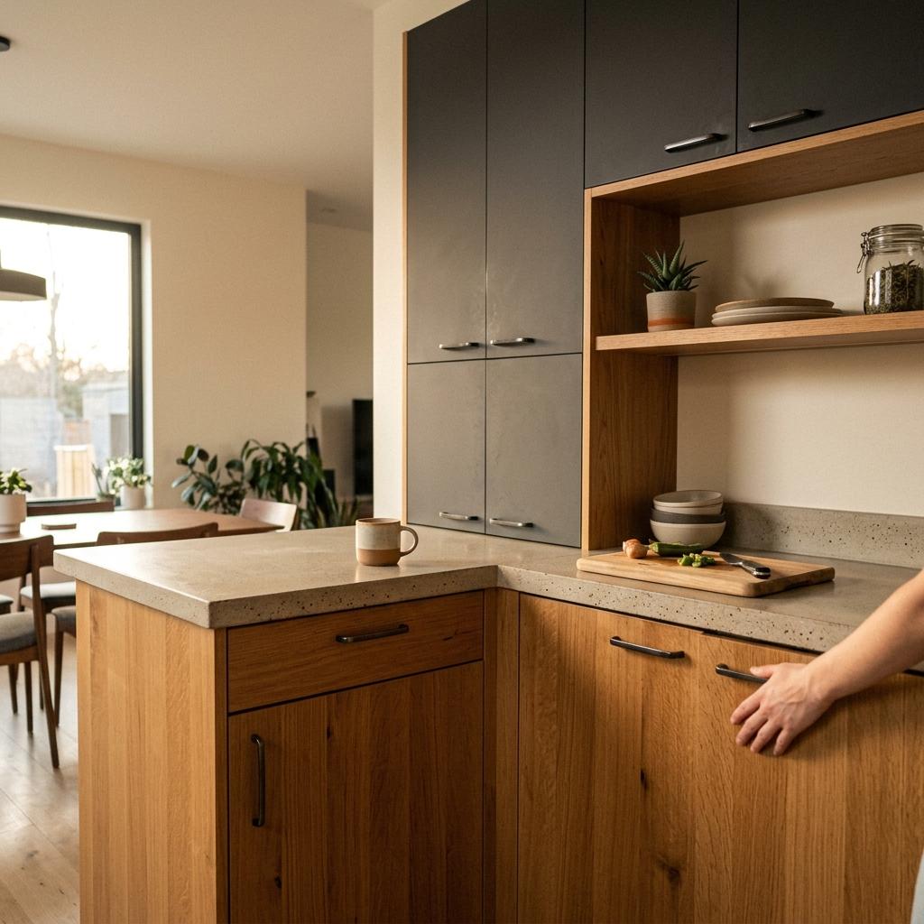 Discover The Warmth Of Japandi Kitchen Cabinet Design