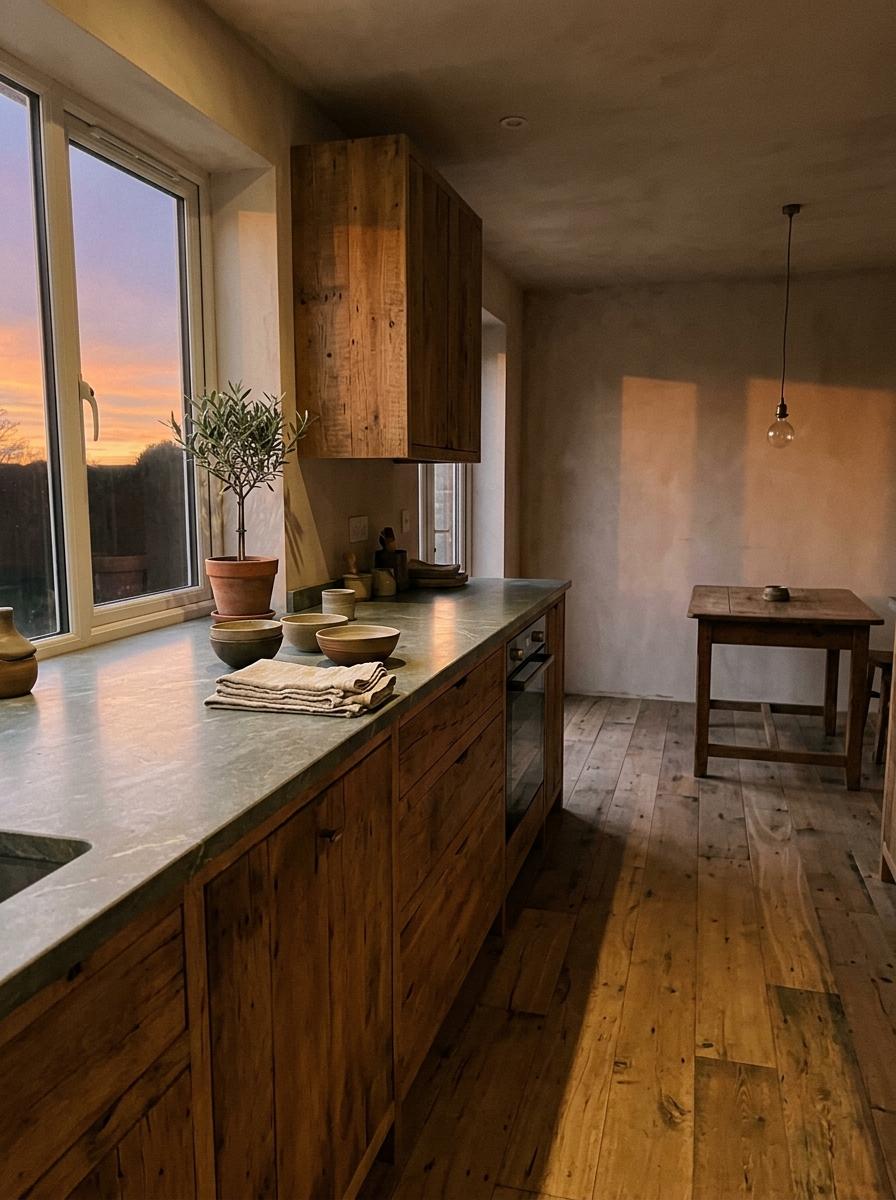 Earth Tones: An Eco Friendly Sustainable Japandi Kitchen Story