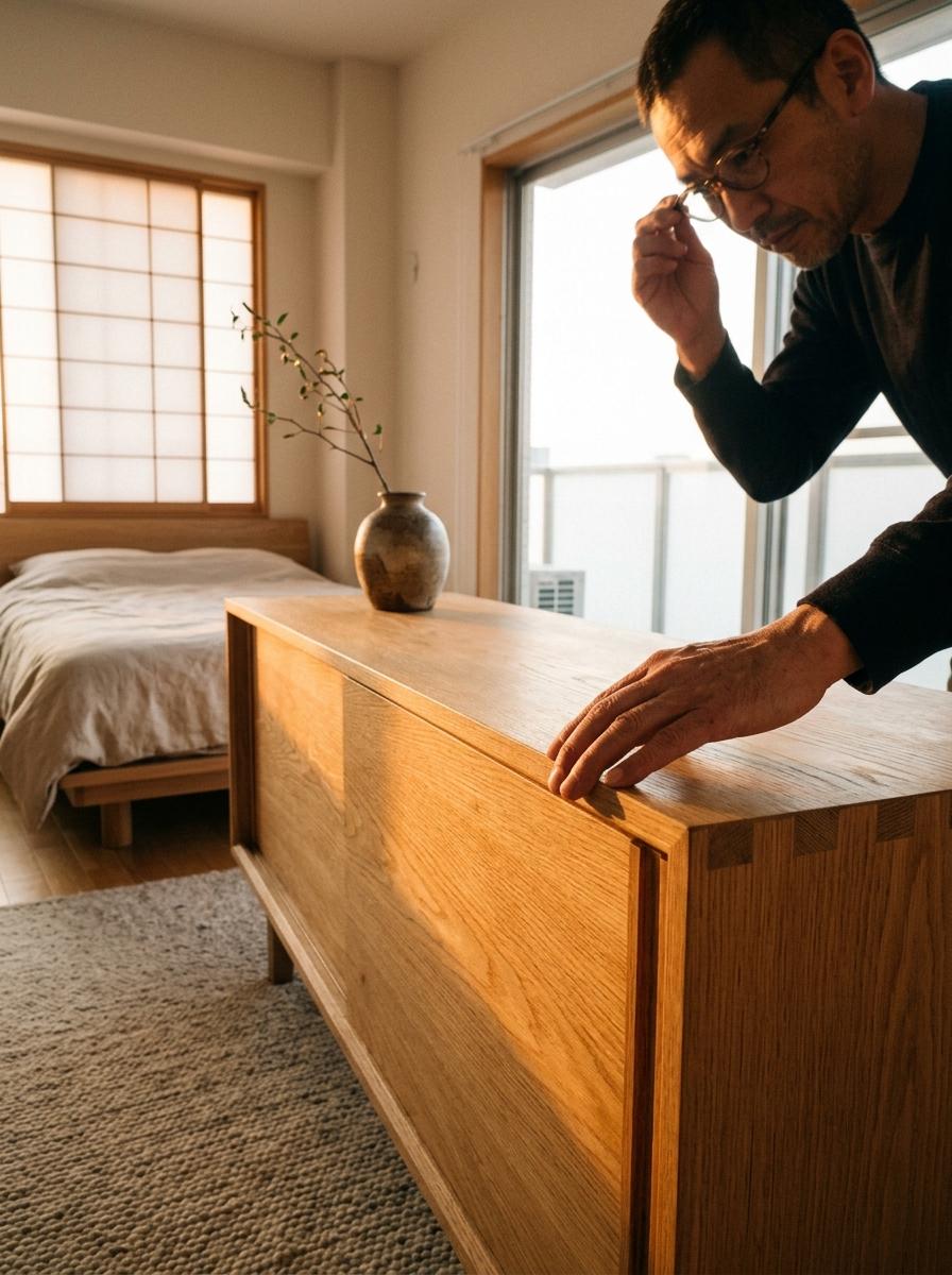 Elegant Bespoke Furniture In A Luxury Japandi Setting