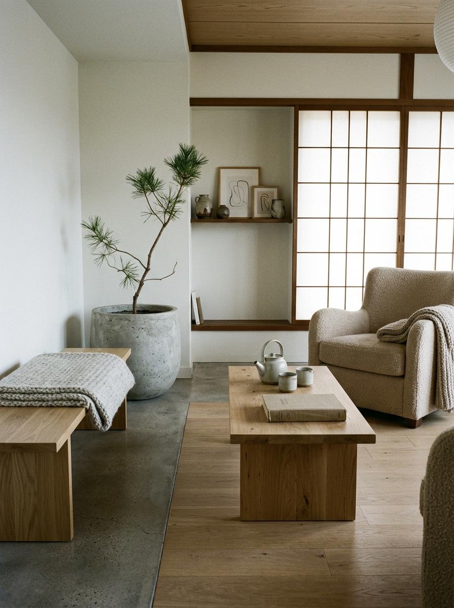 Elegant Fusion Of Cultures Found In Japandi Interior Design