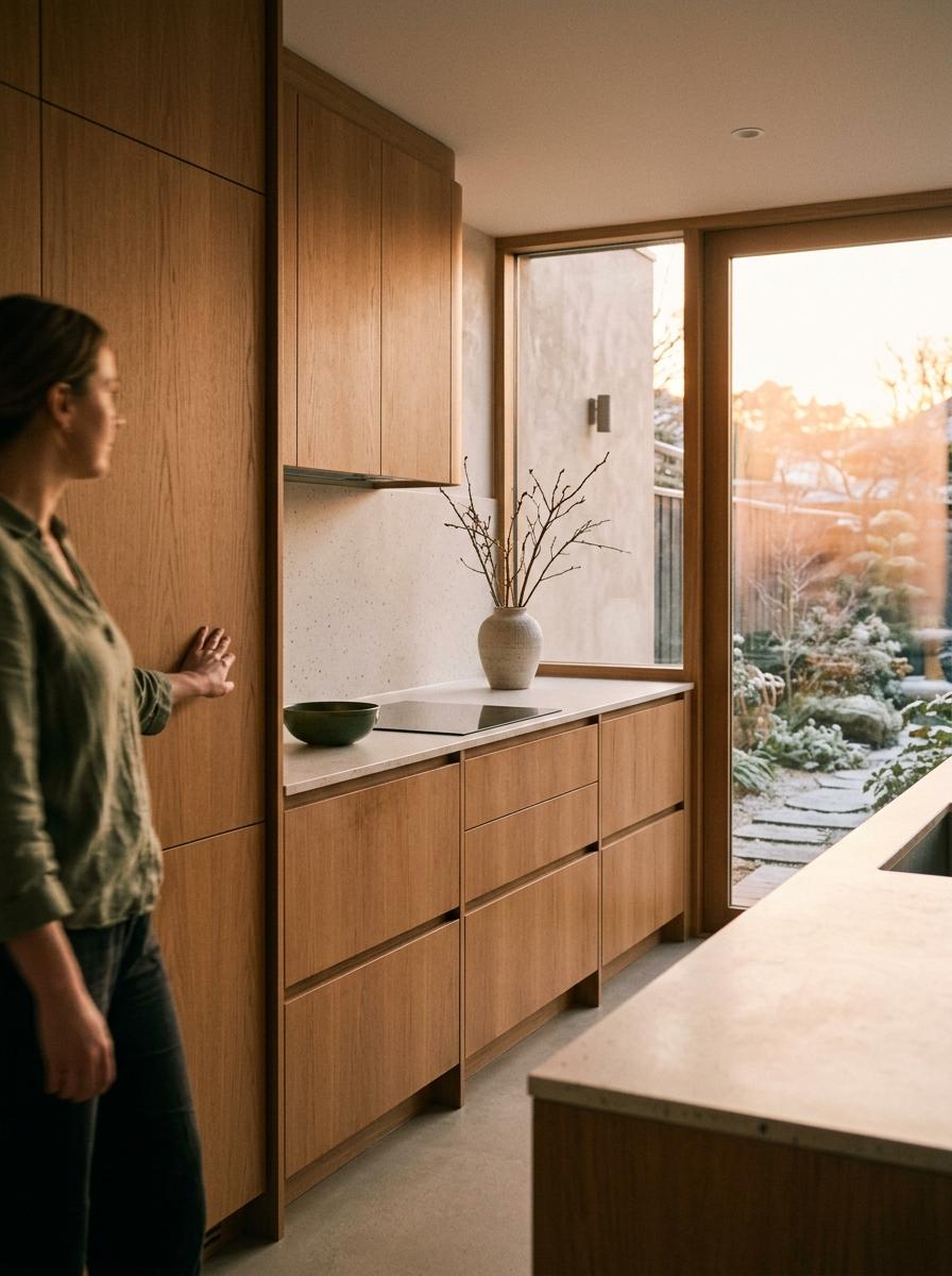 Elegant Minimalism In Modern Japandi Kitchen Cabinets