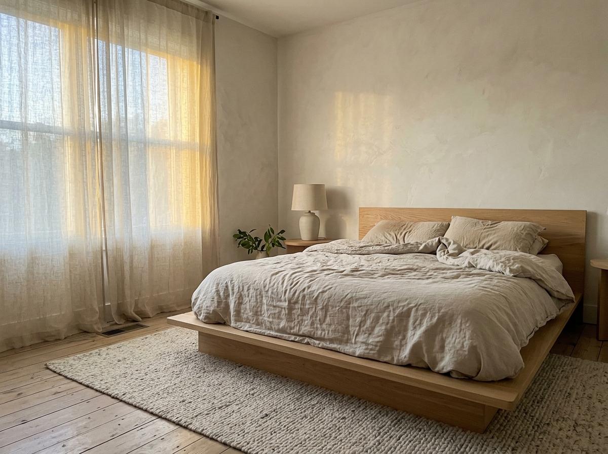 Elegant Simplicity In A Japandi Master Bedroom