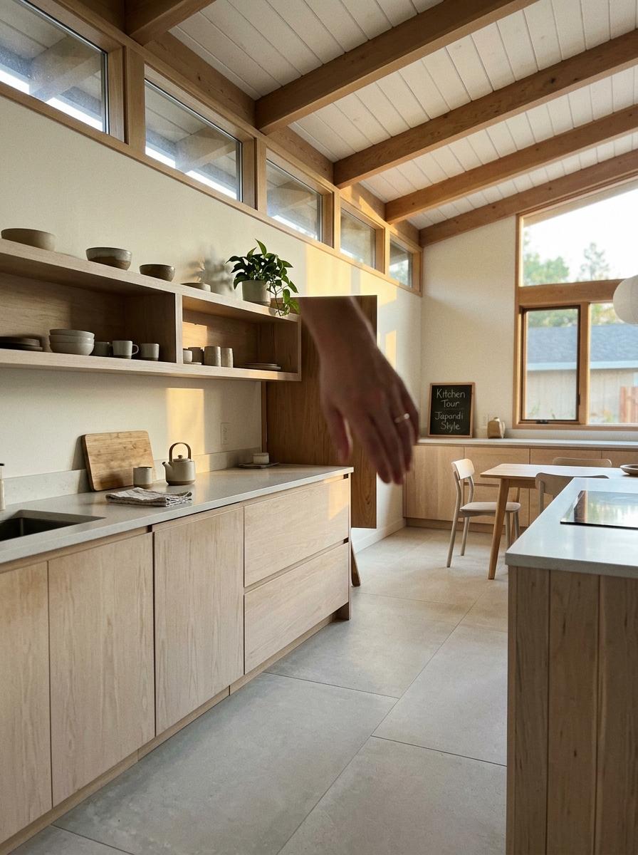 Elegant Simplicity Meets Practicality In This Japandi Kitchen Tour