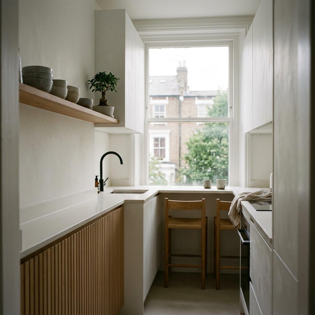 Elegant White Japandi Kitchen Solutions For Urban Dwellings