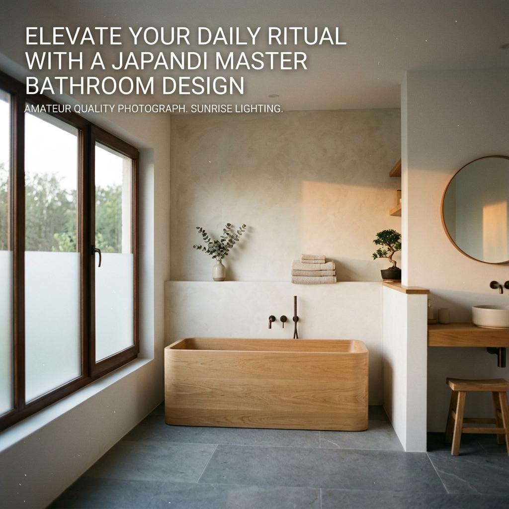 Elevate Your Daily Ritual With A Japandi Master Bathroom Design